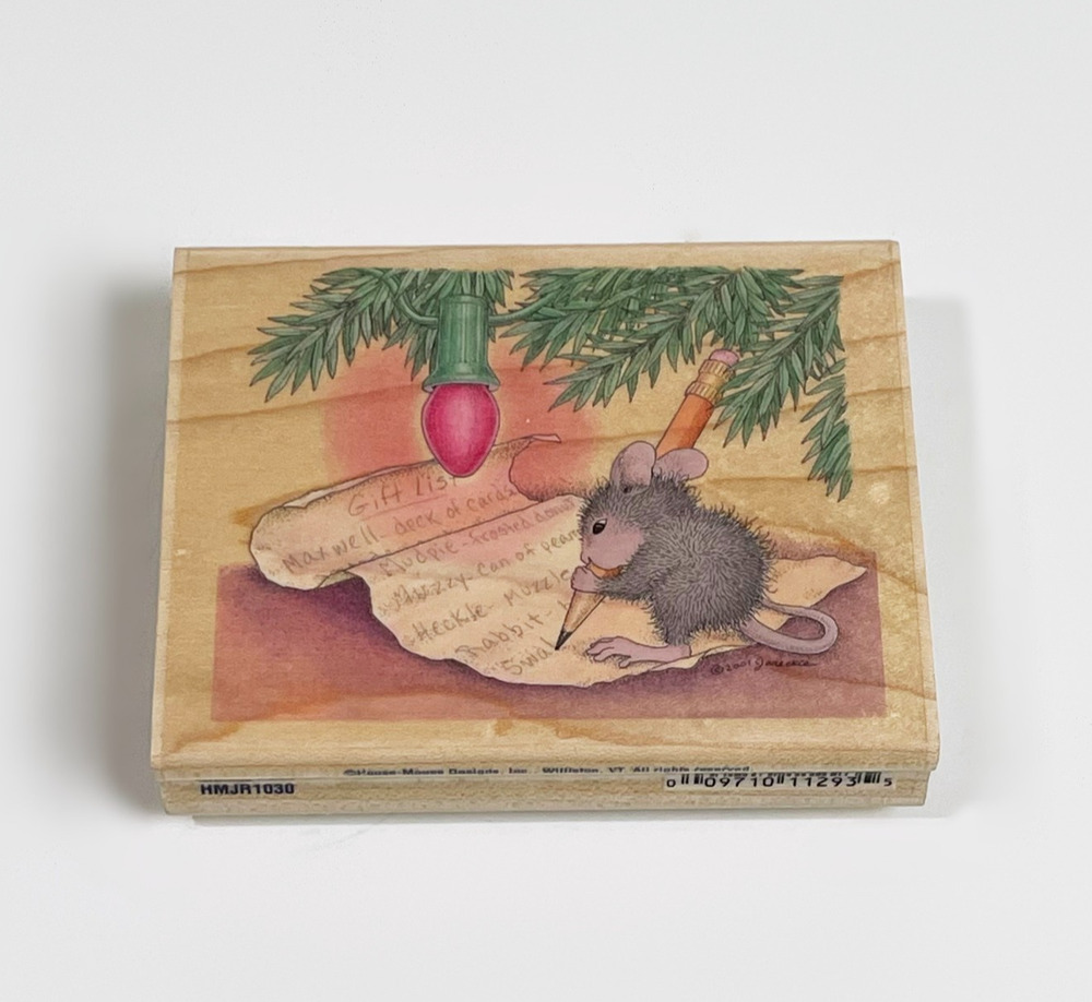 Stampabilities House Mouse Wishful Thinking Stamp Monica 4x3